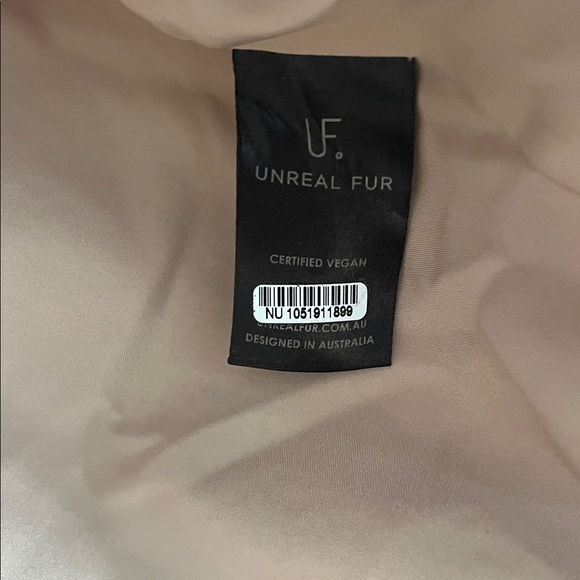 Unreal Fur Elegant Black and Cream Anima Print Trench -Medium - Picture 6 of 10